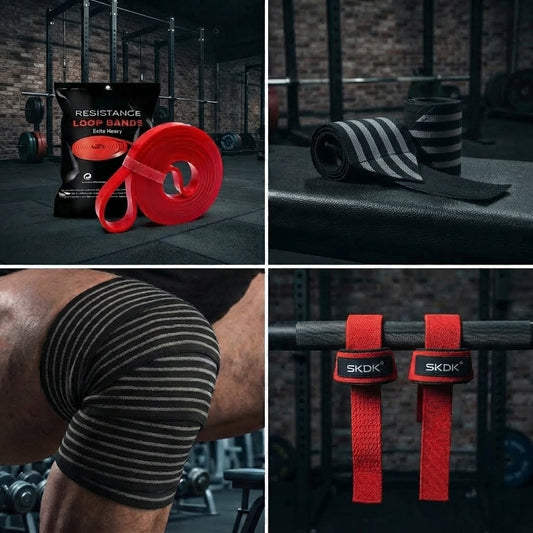 Pack gimnasio total rojo-rojo-gris