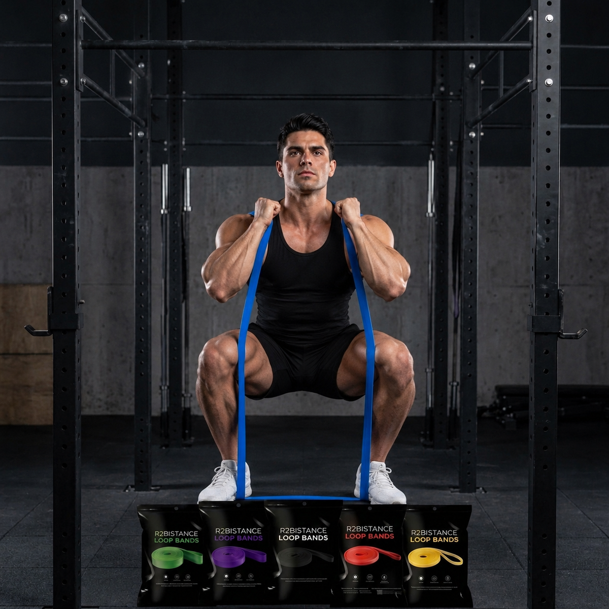 Bandas elasticas sentadilla