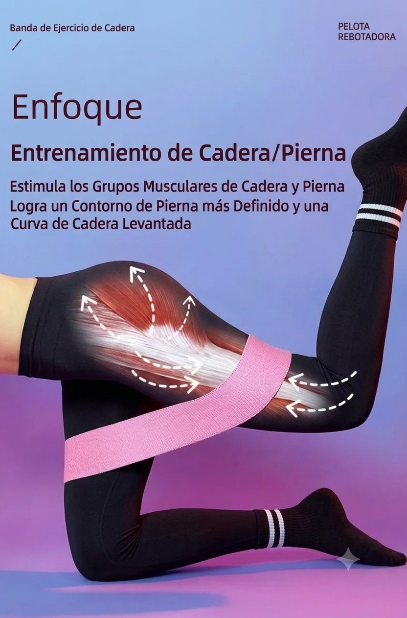 Bandas elásticas glúteo - ejercicios