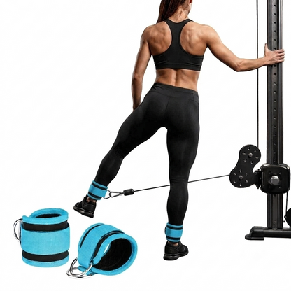 Tobilleras gym polea mujer
