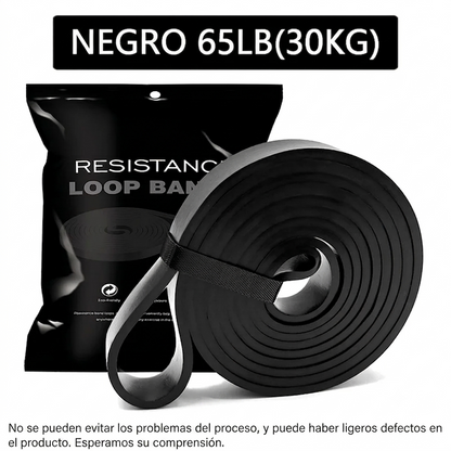 Bandas elásticas de resistencia gym negro