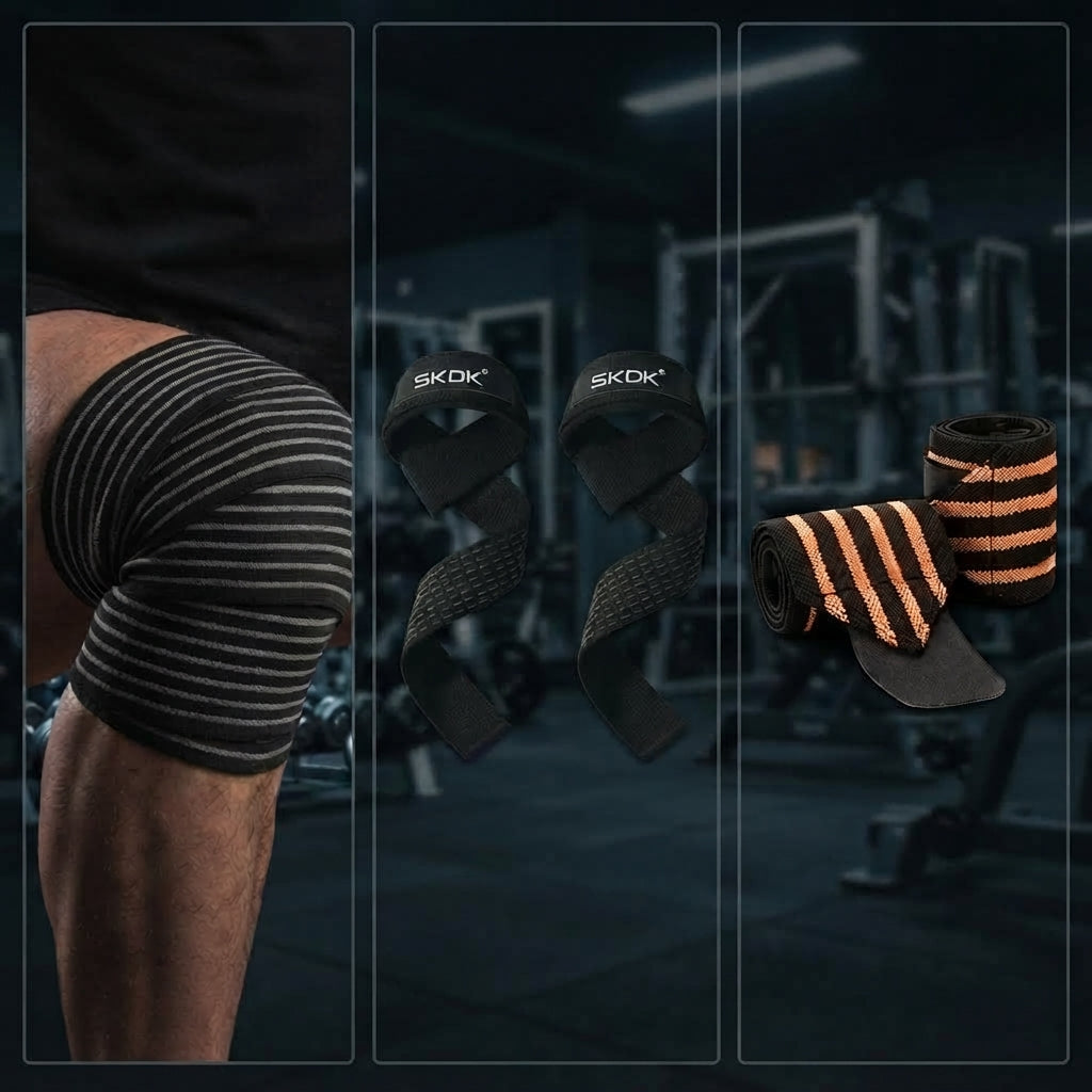 PACK POWERLIFTING IRONWULF | Vendas + Straps + Muñequeras