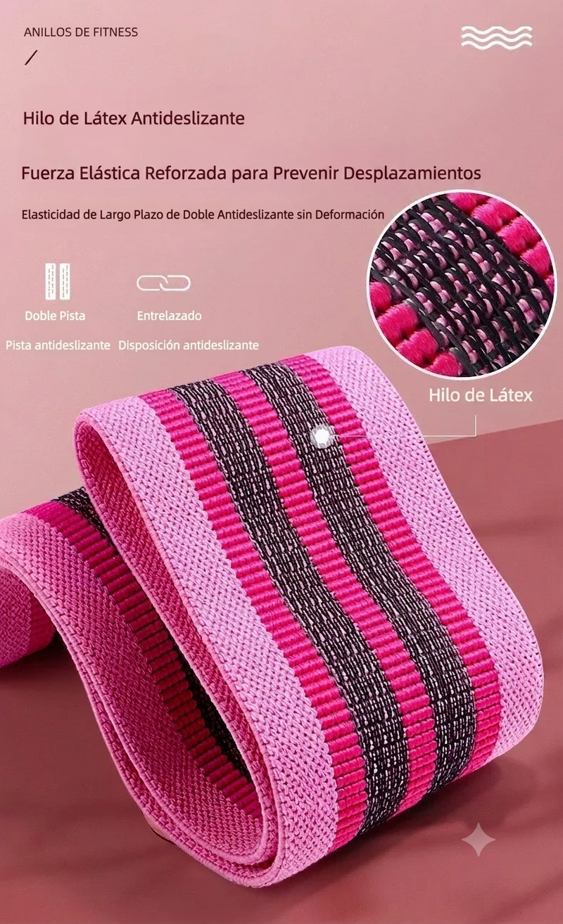 Bandas elásticas glúteo - tejido