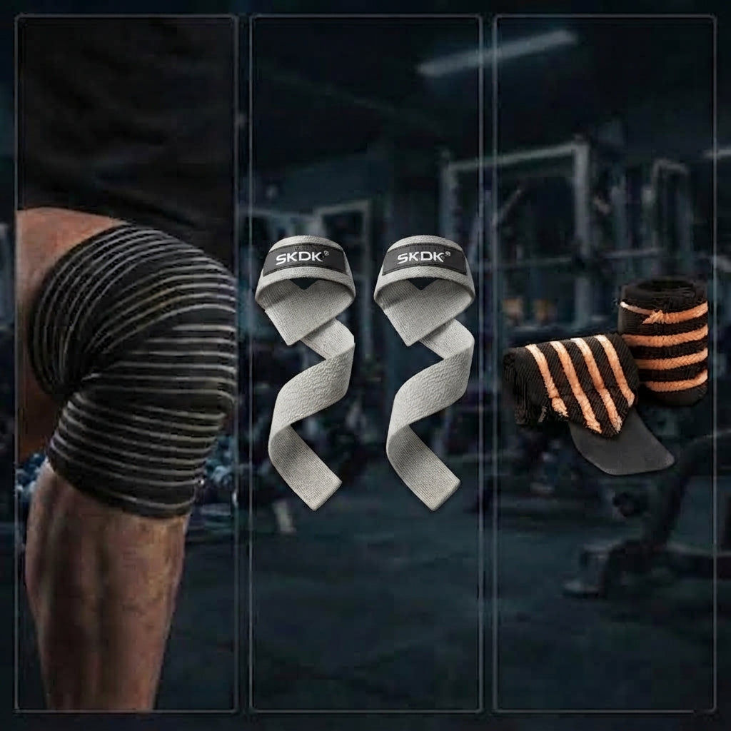 PACK POWERLIFTING IRONWULF | Vendas + Straps + Muñequeras