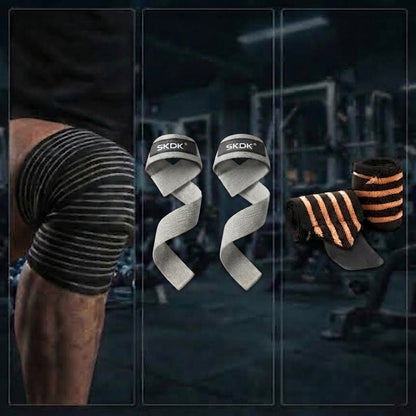 PACK POWERLIFTING IRONWULF | Vendas + Straps + Muñequeras