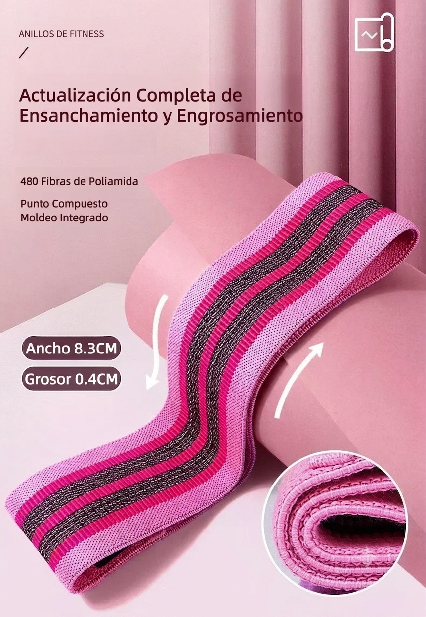Bandas elásticas glúteo - tejido