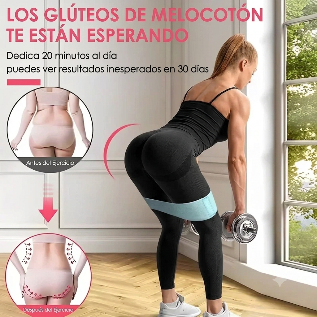 Bandas elásticas glúteo - tonificación