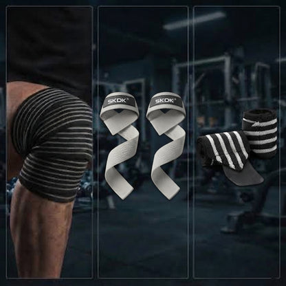 PACK POWERLIFTING IRONWULF | Vendas + Straps + Muñequeras