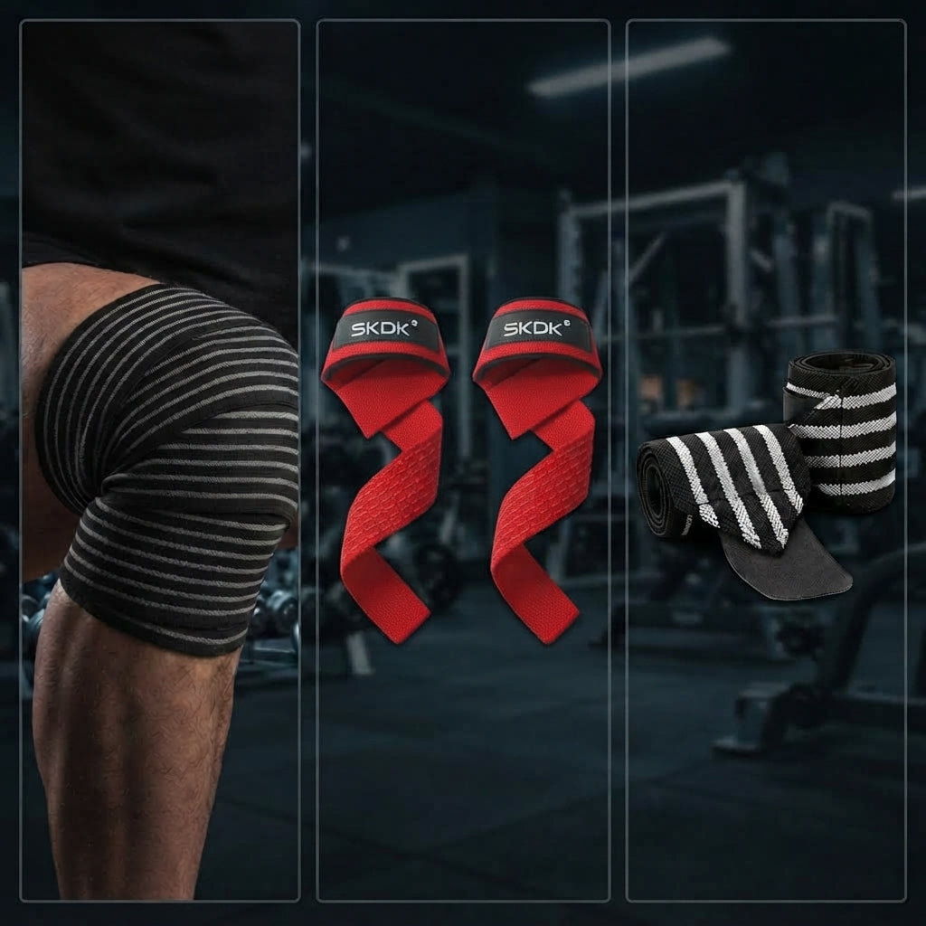 PACK POWERLIFTING IRONWULF | Vendas + Straps + Muñequeras