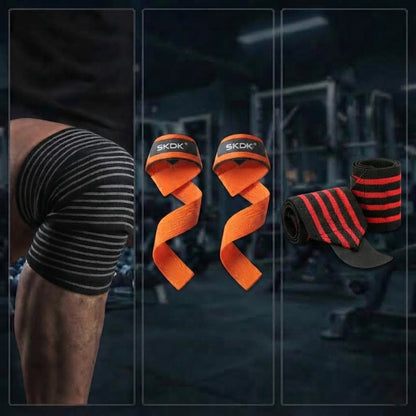 PACK POWERLIFTING IRONWULF | Vendas + Straps + Muñequeras