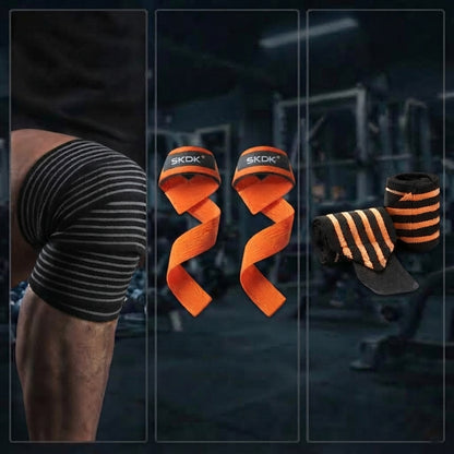 PACK POWERLIFTING IRONWULF | Vendas + Straps + Muñequeras