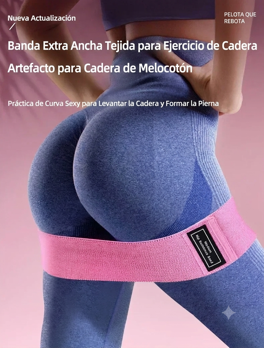 Bandas elásticas glúteo