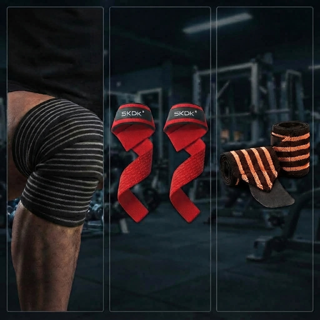 PACK POWERLIFTING IRONWULF | Vendas + Straps + Muñequeras