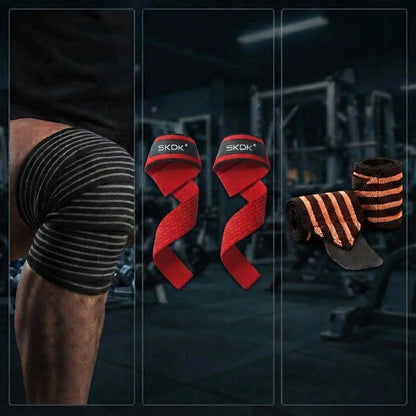 PACK POWERLIFTING IRONWULF | Vendas + Straps + Muñequeras