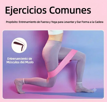 Bandas elásticas glúteo - ejercicios