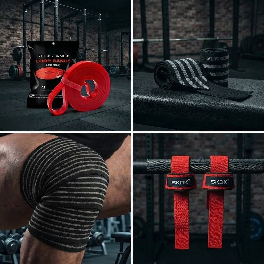 Pack gimnasio total rojo-rojo-gris