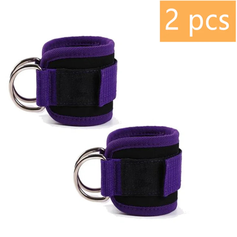 Tobilleras gym mujer -morado 2 piezas