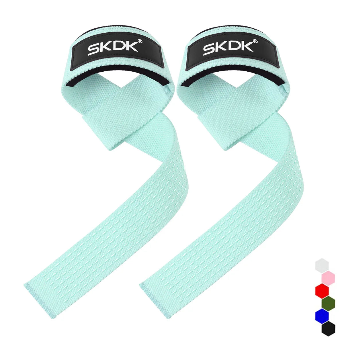 Correas de levantamiento - straps - gym - verde azulado